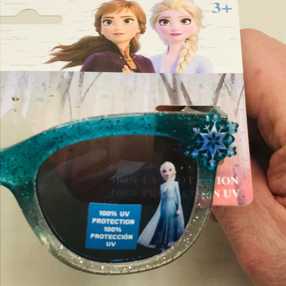 Disney Frozen 2 Princess Elsa 100% UV Girl's Sunglasses New In Package - Picture 7 of 9